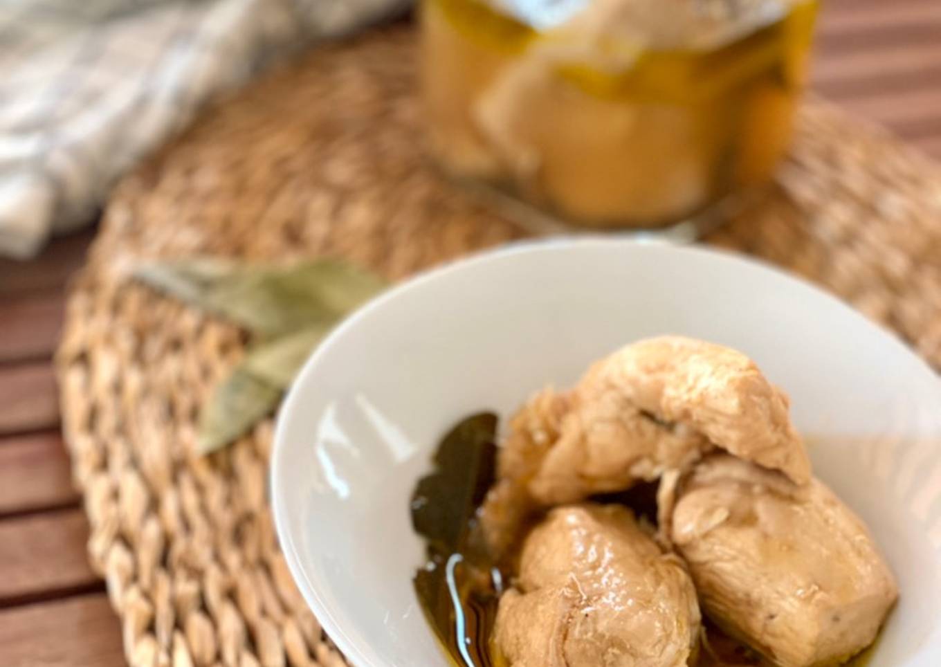 Pollo en escabeche para conservar