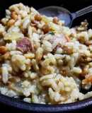 Lentejas con arroz