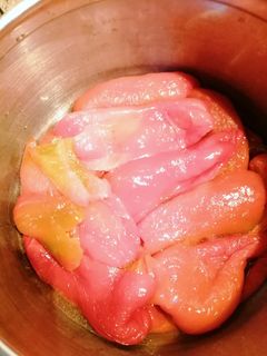 Una foto de Olla de pimientos rojos