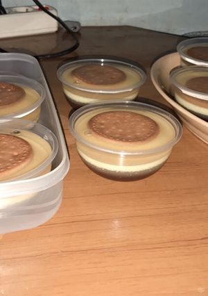 Foto resep Puding marie regal 3 lapis