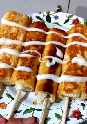 Foto resep Corndog Sosis Mozzarella Telur