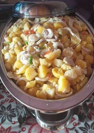 A picture of Potato salad.