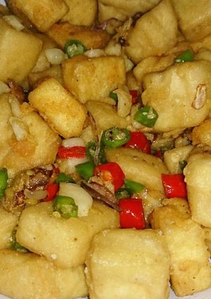 Foto resep Tahu garam cabai rawit
