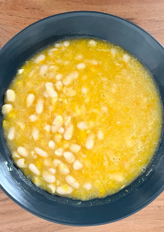 Una foto de Alubias con calabaza