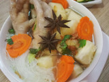 Sop singkong bumbu soto banjar