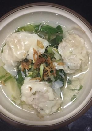 Foto resep Pangsit ayam kuah