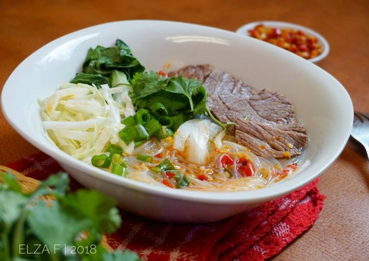 Resep Bihun Kuah Sapi ala Vietnam oleh Elza Simple Kitchen - Cookpad