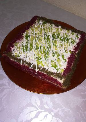 صورة لوصفة كيكة مالحة بالتونة