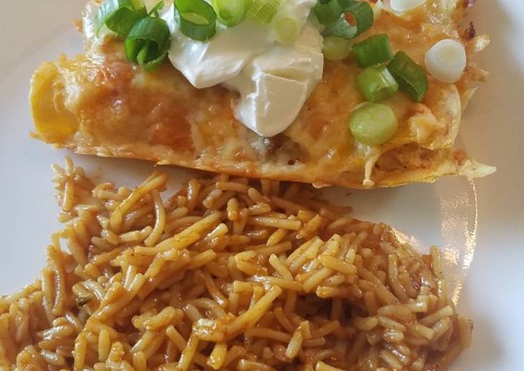 Steps to Prepare Perfect Baked Chicken Enchiladas