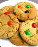 Cookies com M&M's