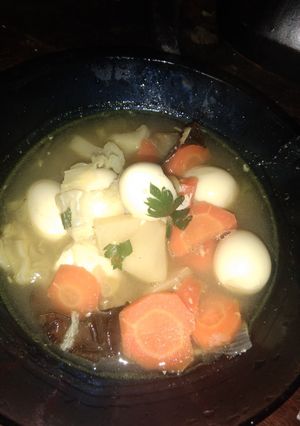 Foto resep Sop telor puyuh