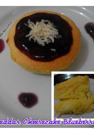 Foto resep Cheddar Cheesecake Blueberry (lembut seperti kapas)