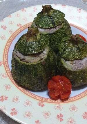 Foto di Zucchine tonde ripiene light