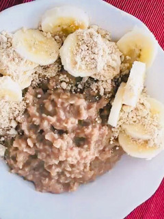 Foto de Papas de Aveia com Cacau e Banana