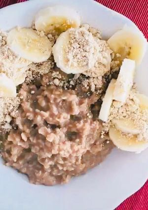 Foto de Papas de Aveia com Cacau e Banana