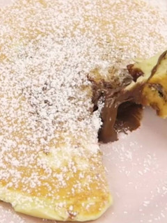 Una foto de Tortitas rellenas de nutella