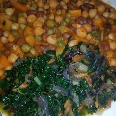 A picture of Githeri (Vegetable).