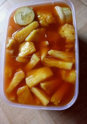 Foto resep Asinan nanas Pedas Asam