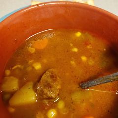 A picture of Vegetable Beef Soup.