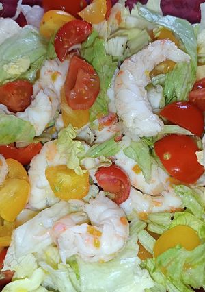 Foto di Insalata con gamberi e pomodorini