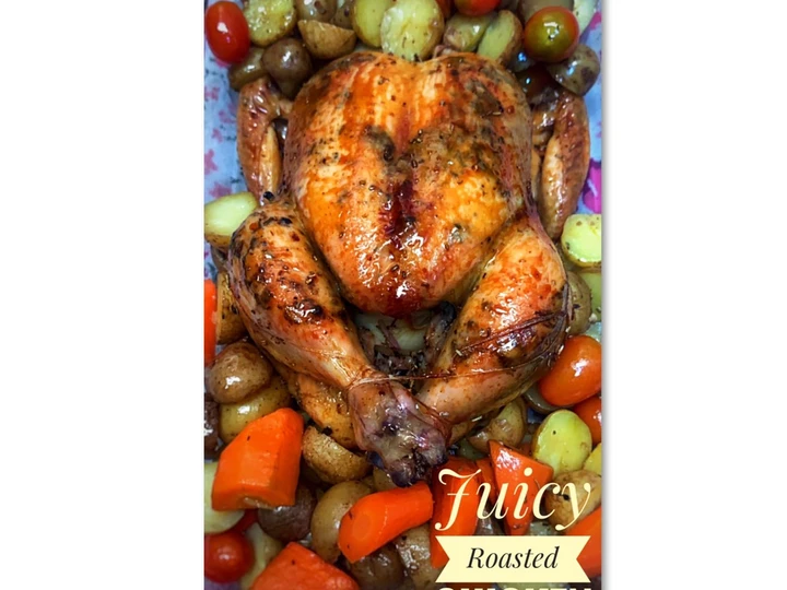 Cara Mudah Membuat Resep Roasted chicken yang  Bikin Ketagihan Anti Ribet, Mantap