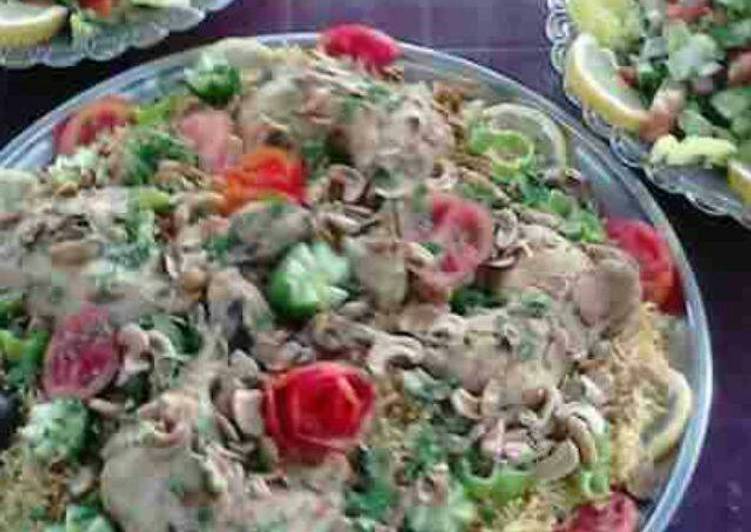 كبسة عالطريقة السوريه