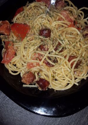 Una foto de Spagettis especiales