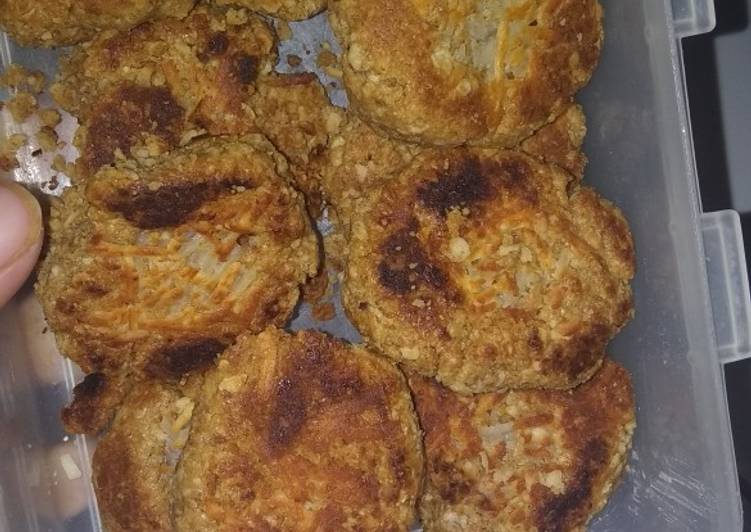 Resep Cookies oat cheese panggang teflon Anti Gagal