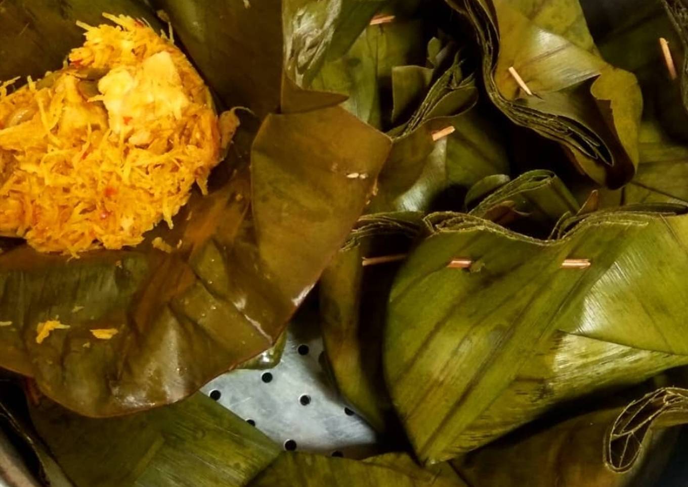 Botok tahu tempe + klotok teri