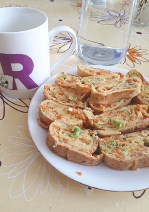 Foto resep Telur dadar gulung