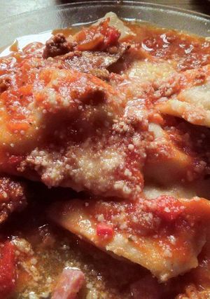 Una foto de Raviolones caseros de carne..y más