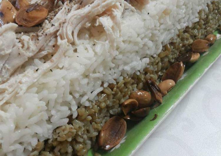 فريكة ورز مع الدجاج