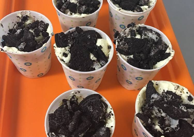 Step-by-Step Guide to Prepare Quick Oreo Dirt Cake (cups)