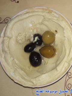 صورة لوصفة طريقة عمل الحمص العراقي
