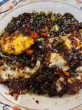 Telur ceplok saus tiram