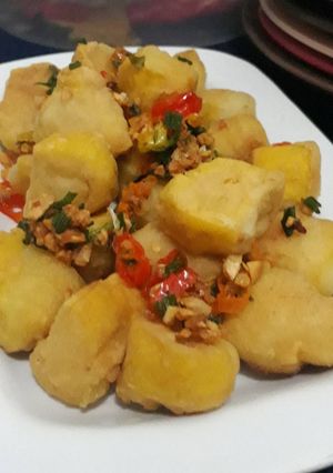 Foto resep Tahu cabe lada garam