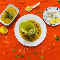 A picture of Double Tadka Dal Restaurant Style.