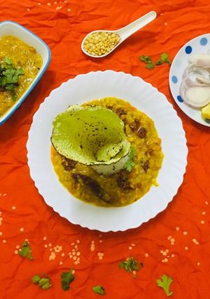 A picture of Double Tadka Dal Restaurant Style.
