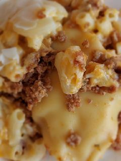 Mac and cheese lasagne recept fotója