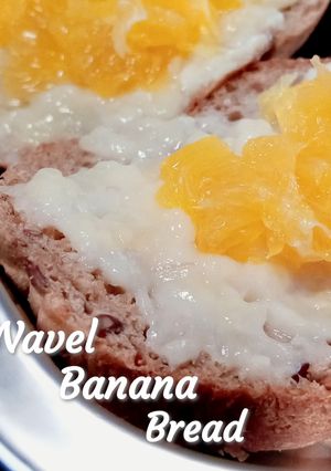 A picture of Navel Banana Bread - Healthy Food.