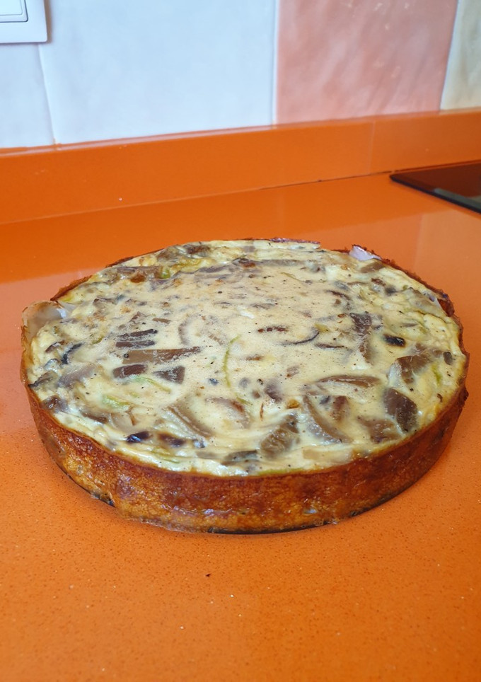 Una foto de Quiche ligera, proteica y baja en grasa