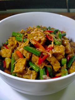 Foto resep Tumis Tempe Kacang Panjang