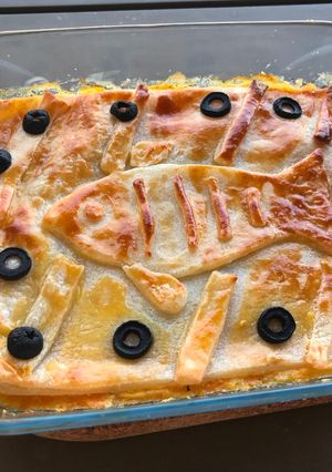 Una foto de Pastel de Pescado de "Nicky, La aprendiz de bruja"