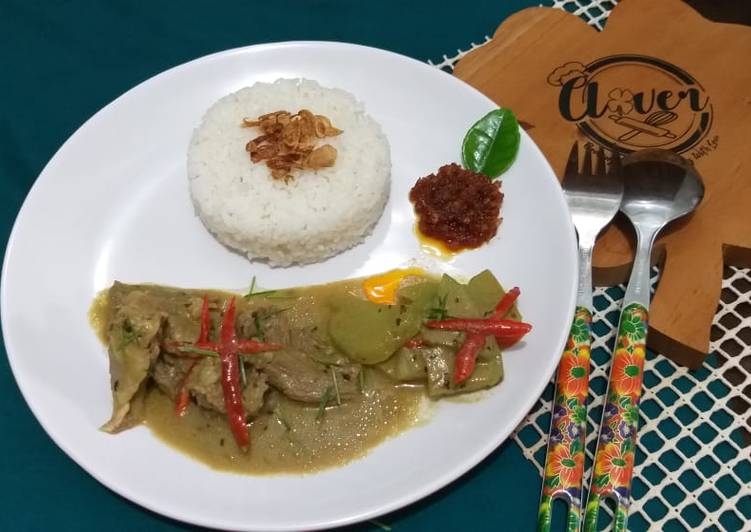 Cara Gampang Membuat 266.Thai Green Curry(Kaag Keaw Wan/kari Hijau Thailand), Bikin Ngiler