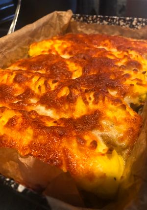 Húsos krumplis sütős recept fotója