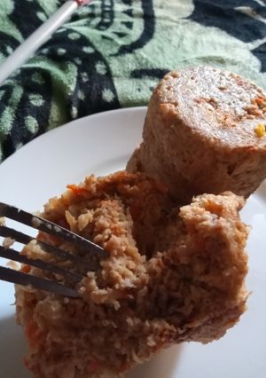 Una foto de Queque saludable en microondas