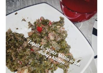 Easiest Way to Prepare Tasty Kwadon zogale and water mellon juice
