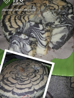 Foto resep Japanise cotton Zebra cake