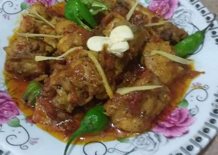 Recipe of Homemade Dhaba Style Chiken Karahi