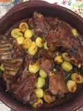 Cordero asado en casa